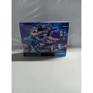 Gobi Dex 6 In 1 Solar Rechargable Space Fleet. Stem Learning Educational Toy.